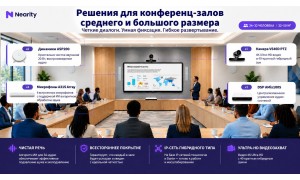 AV-решения для средних и больших конференц-залов: разбор конфигурации Nearity