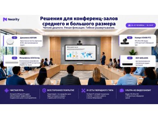 AV-решения для средних и больших конференц-залов: разбор конфигурации Nearity